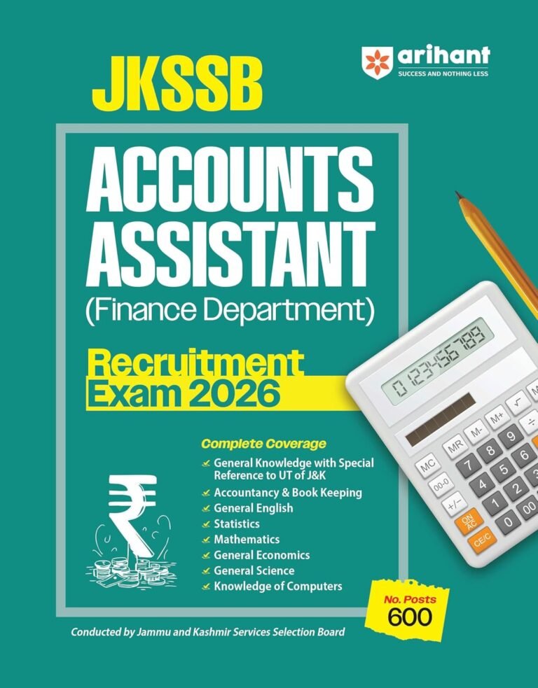 Arihant JKSSB Accounts Assistant Finance Department 2026