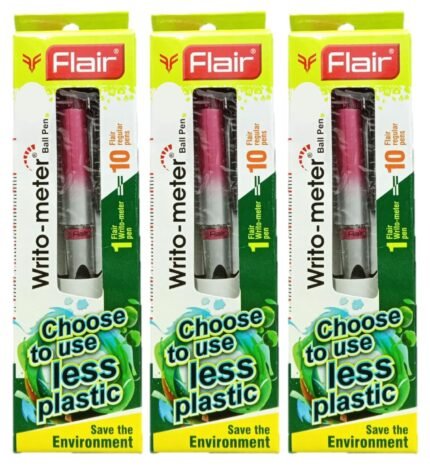 Buy Flair Writometer (3 packet) Blue Ball Pen at Wholesale Price