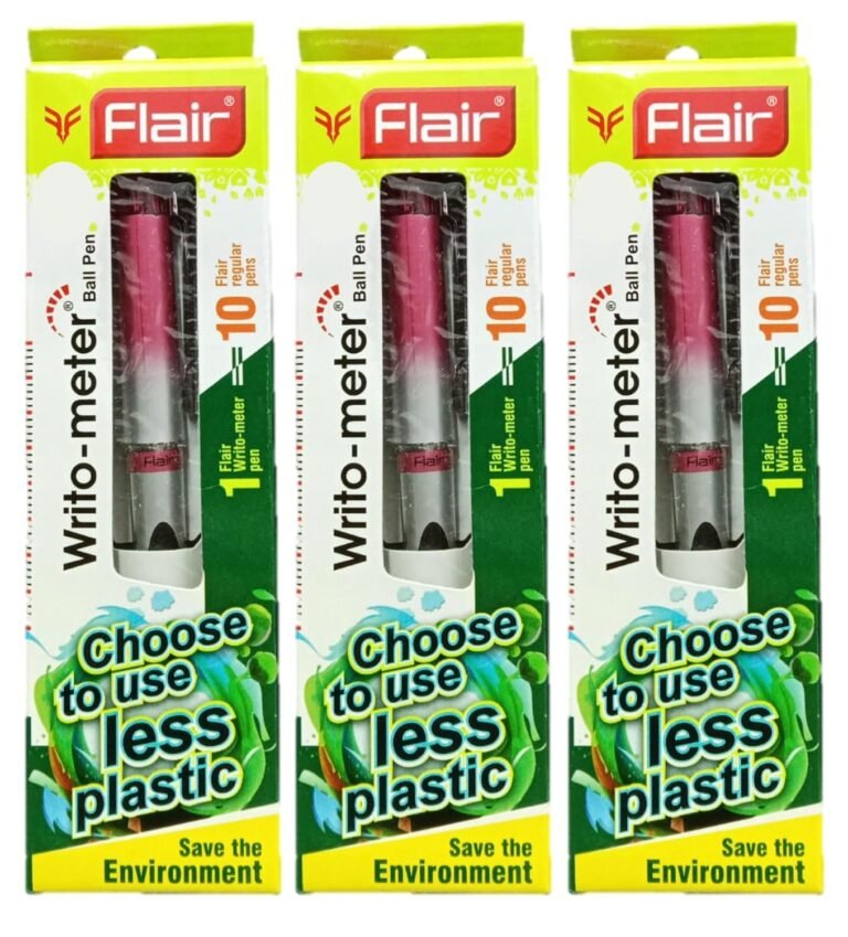 Buy Flair Writometer (3 packet) Blue Ball Pen at Wholesale Price