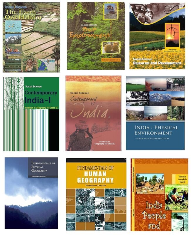 NCERT Textbook Geography Books from Class 6th to 12th