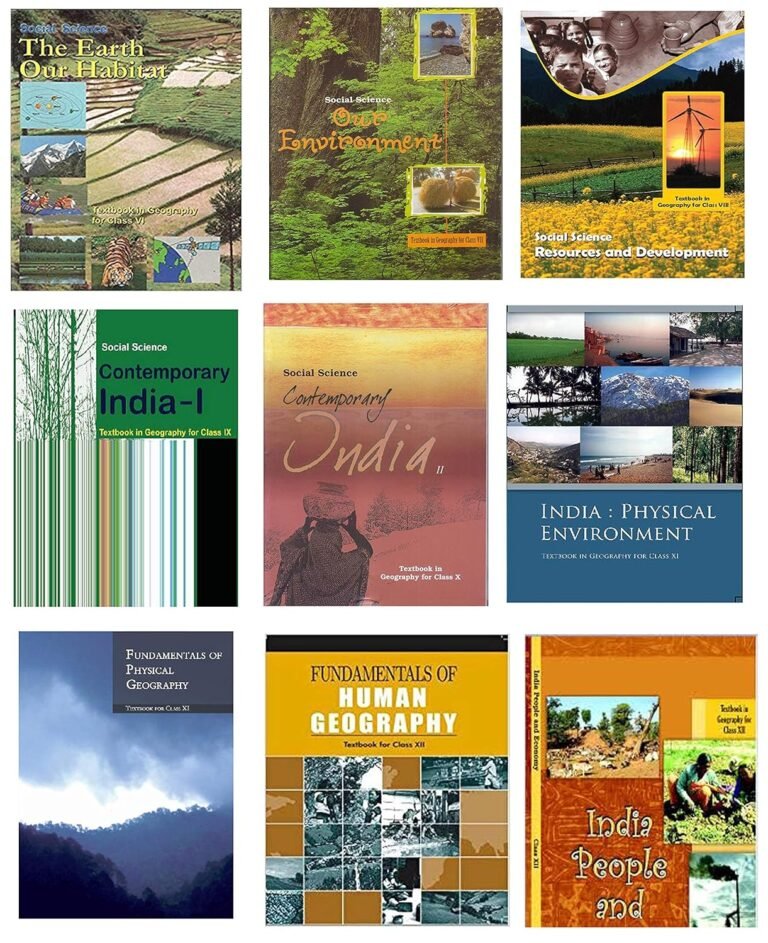NCERT Textbook Geography Books from Class 6th to 12th