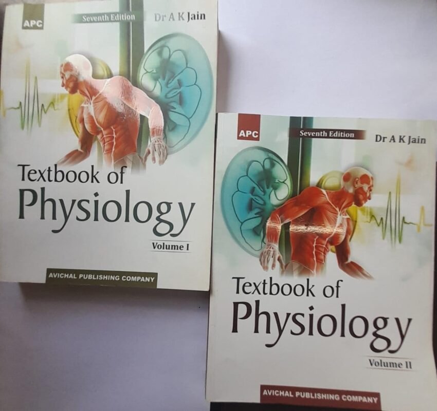 Textbook of Physiology (Set of 2 Volumes) – Revised Edition By AK Jain