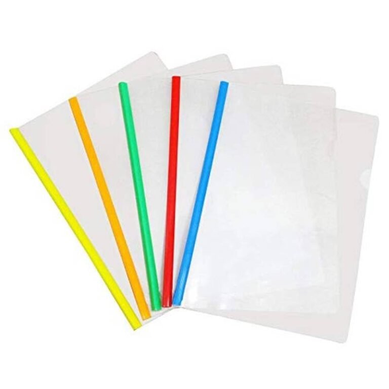 Assignment Plastic File for Students and Documents Pack of 5
