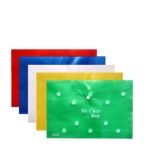 Plastic Button Document File For Documents Pack of 5