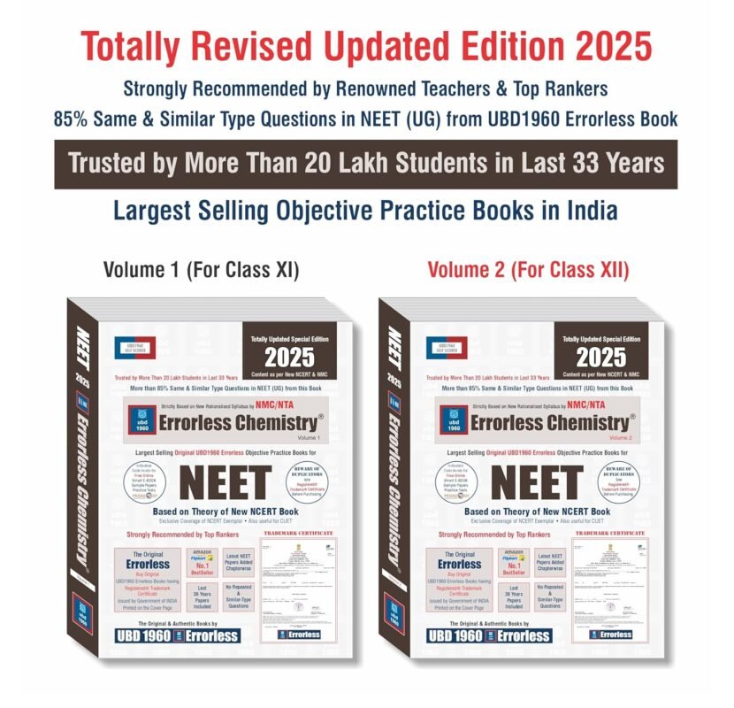 Universal Errorless Chemistry Book 2026 (Vol I & II)