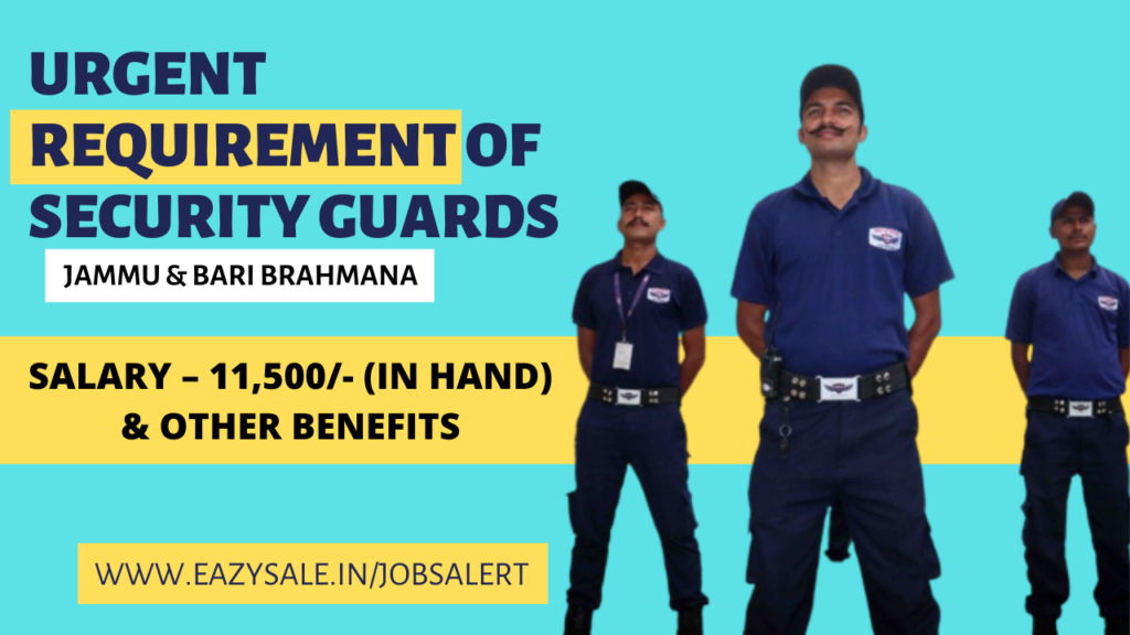 Security guard recruitment in Jammu