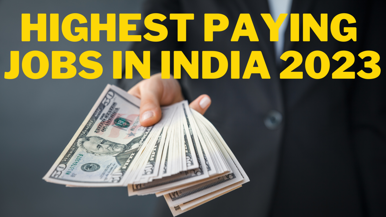 Highest Paying Jobs in India 2023