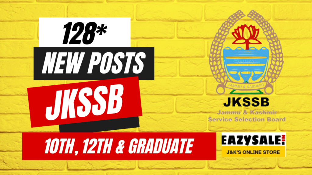 JKSSB Recruitment 2023 12th Pass