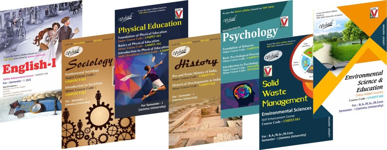 Jammu University BA First Sem Books