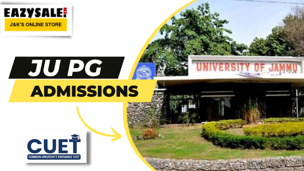 Jammu University PG Admission and CUET PG 2023