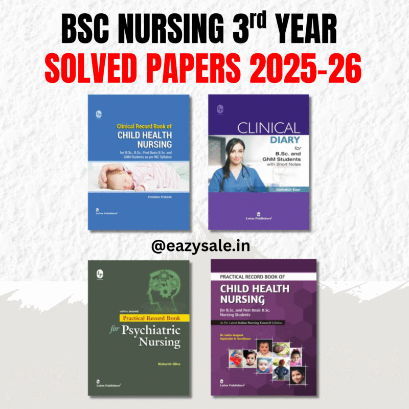 BSC NURSING 3rd YEAR SOLVED PAPERS 2025-26 Lotus Publication