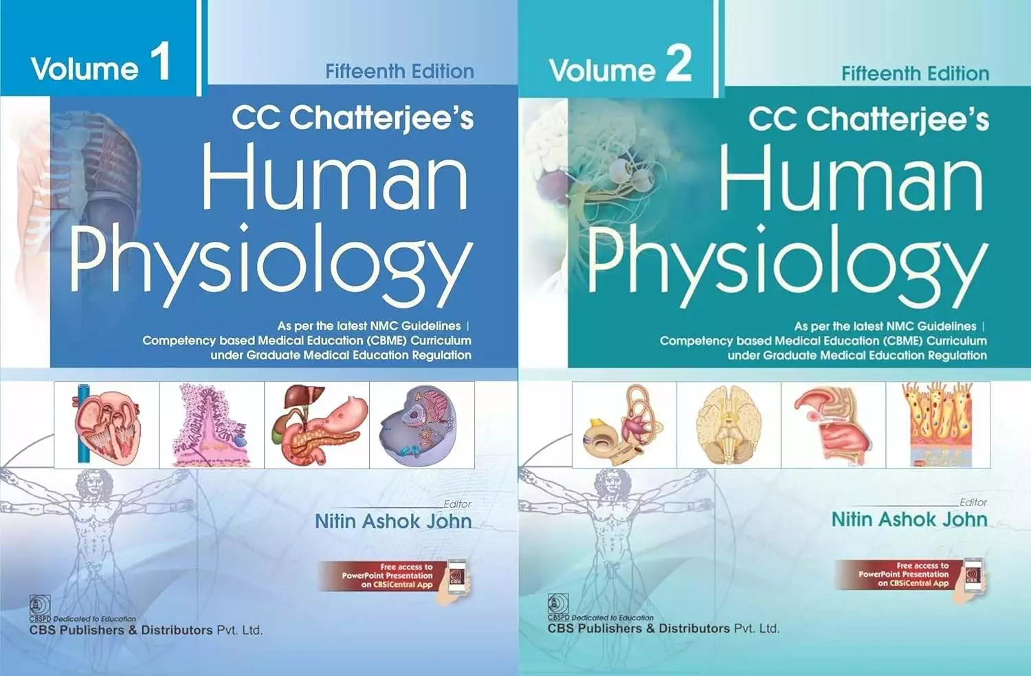 CC Chatterjee’s Human Physiology Volume 1 & 2 15th Edition || Human Physiology book for MBBS