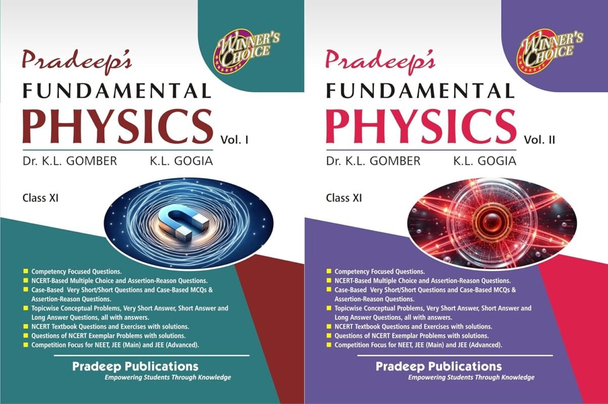 Pradeep Fundamental Physics Volume 1 Class11TH 2025-26