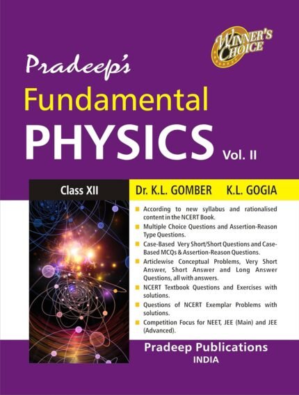 Pradeep's Fundamental Physics for Class 12 volume 2 2025