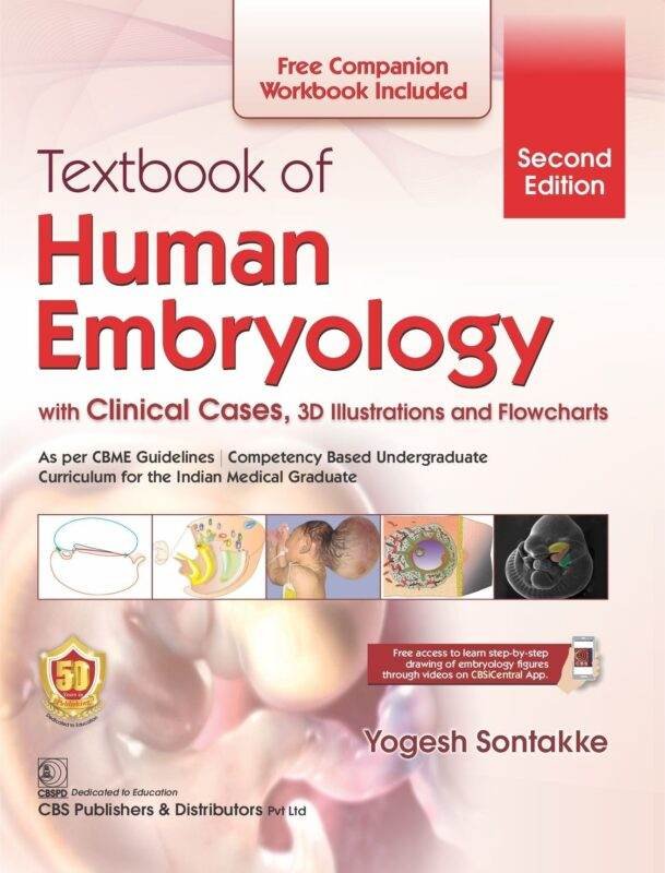 Textbook of Human Embryology With Clinical Cases 3D Illustrations and Flowcharts 2nd Edition