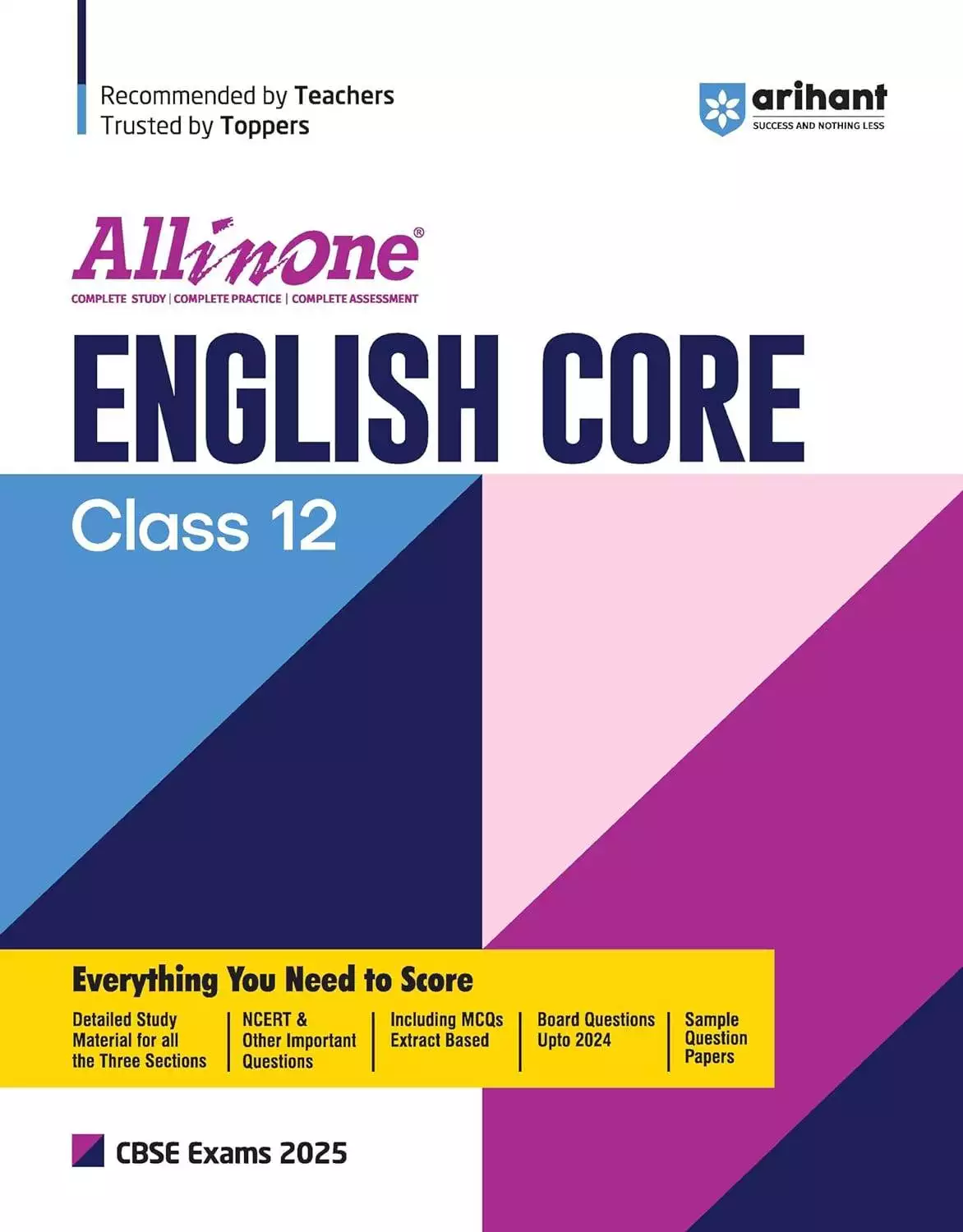 Arihant CBSE All in one English Class 12th 2025