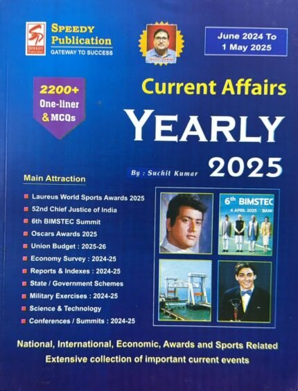 Speedy Yearly Current Affairs 2025 in English
