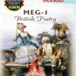 IGNOU MA English 1st Year Book 2025-26 || Neeraj MEG 1 British Poetry