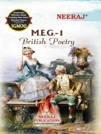 IGNOU MA English 1st Year Book 2025-26 || Neeraj MEG 1 British Poetry