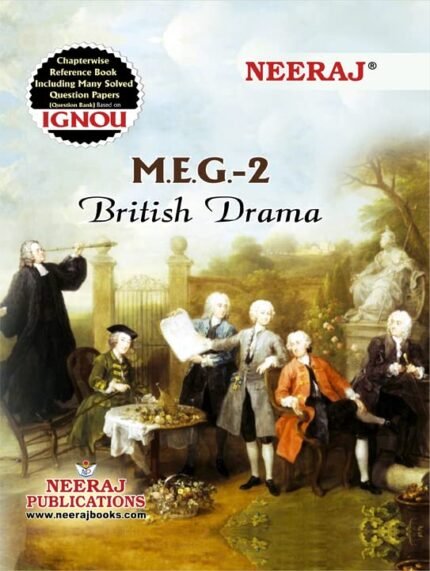 IGNOU MA English 1st Year Book 2025-26 || Neeraj MEG 2 British Drama