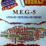 IGNOU MA English Books | Neeraj MEG 5 Literary Criticism and Theory