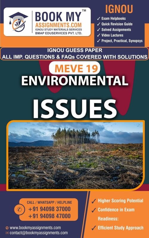 IGNOU MEVE 019 Environmental Issues 2025-26