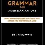 JKSSB English Grammar By Tariq Wani