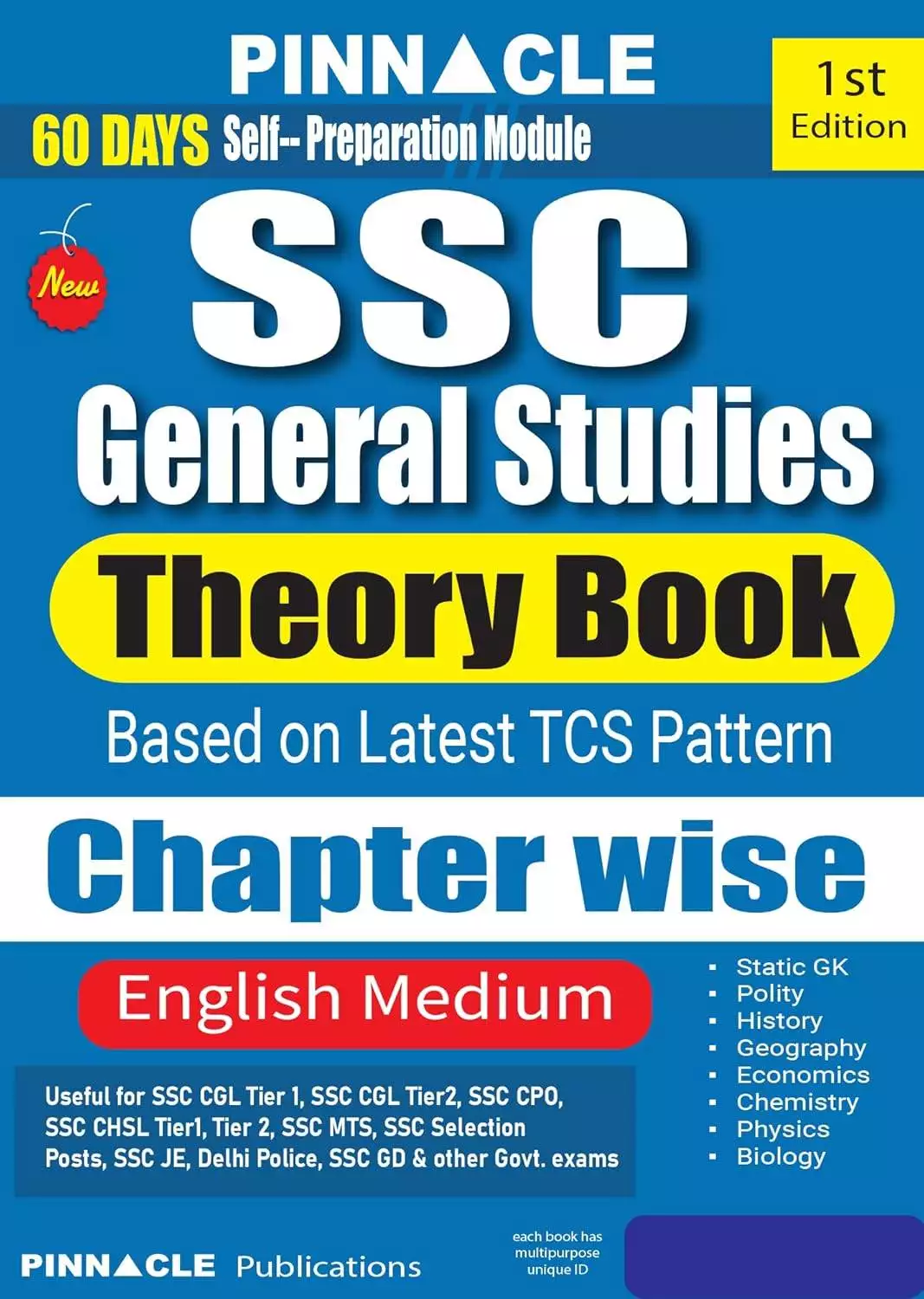 Pinnacle General Studies GS Theory Book 2025