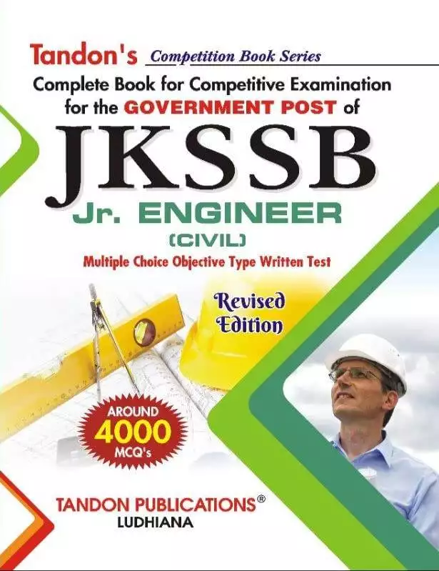 Tandon JKSSB Junior Engineer Civil 2024 Tandon JKSSB Junior Engineer Civil 2025