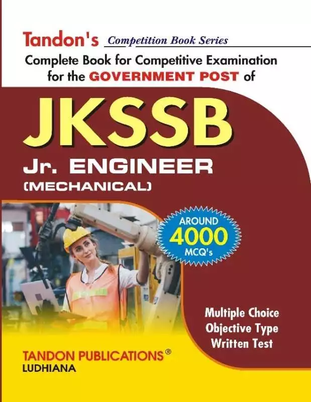 Tandon JKSSB Junior Engineer Mechanical Book 2025