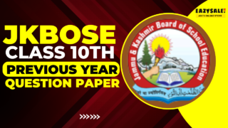 JKBOSE Class 10th Question Paper 2024