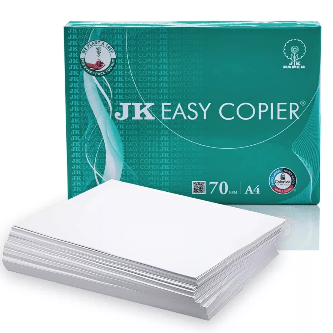 JK Copier Paper A4 70 to 80 gsm Pack of 5 Rim