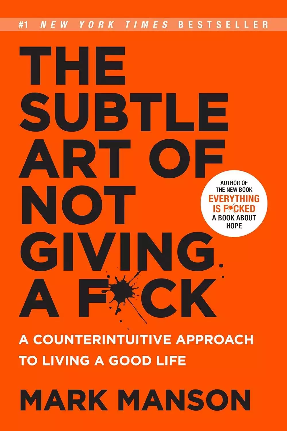 the subtle art of not giving a fuck