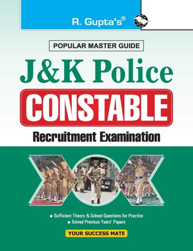 R Gupta J&K Police Constable Book 2024