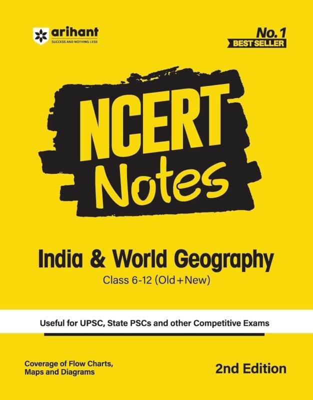 Arihant NCERT Notes India & World Geography 2025