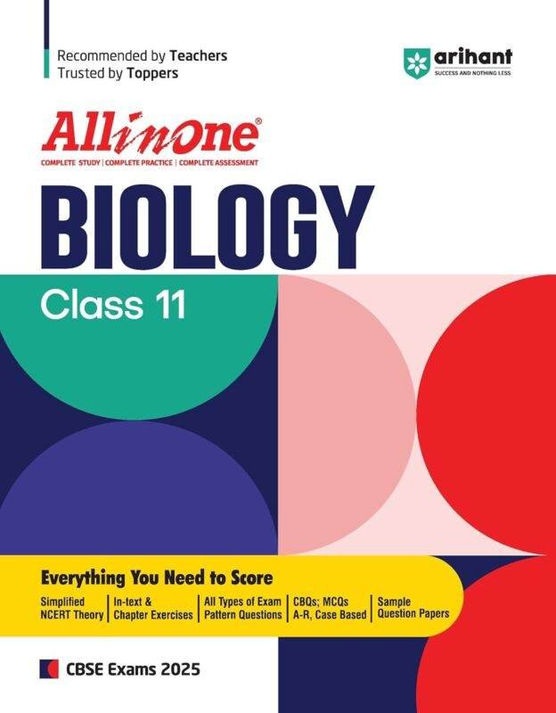 Arihant All in One Class 11th Biology for CBSE Exam 2025