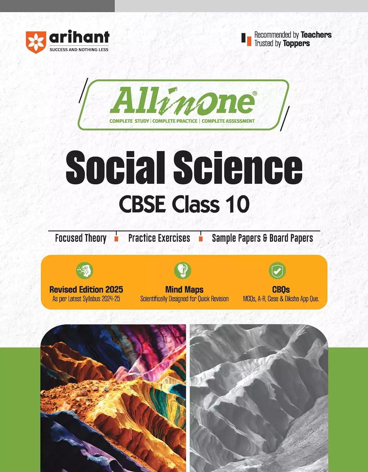 Arihant All-In-One Social Science Class 10 Book For CBSE Exam 2025