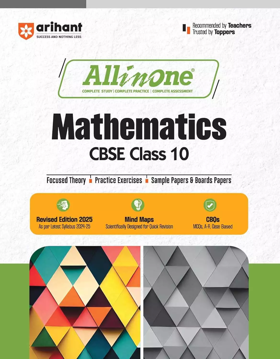 Arihant All-In-One Class 10 Mathematics Book for CBSE Exam 2025