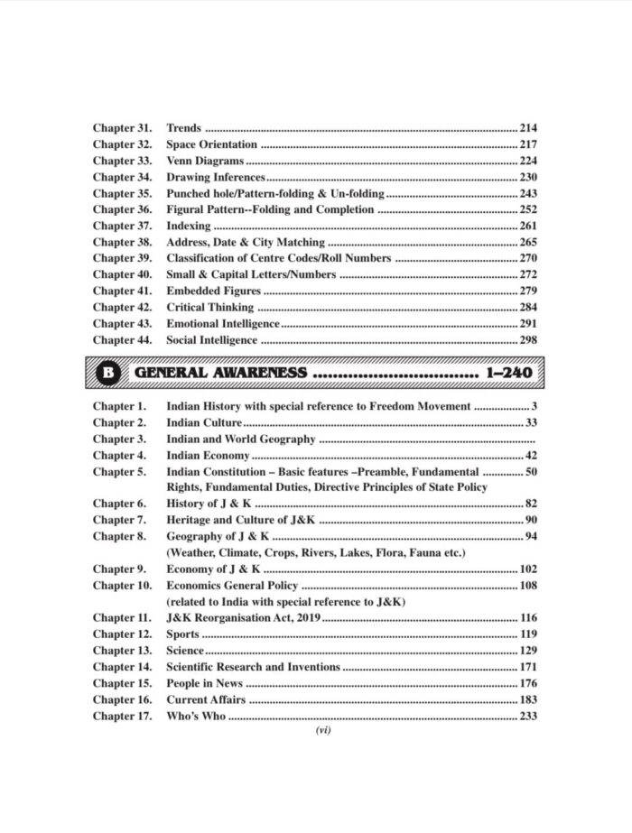 Tandon JKSSB J&K Police Sub Inspector (JKPSI) (HOME DEPARTMENT) 2025 - Image 5