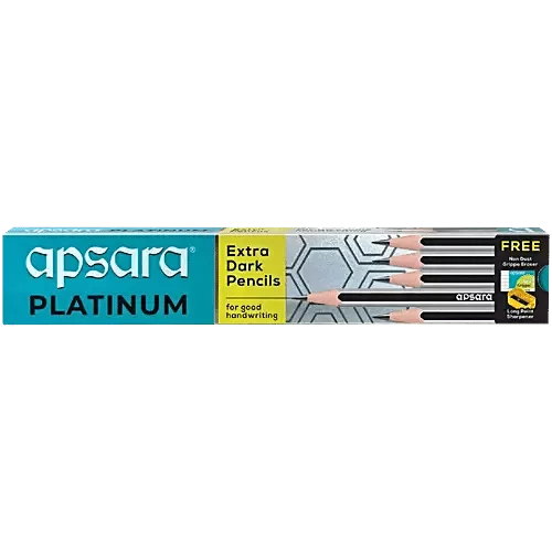 apsara platinum extra dark for good handwriting (pack of 10 pencils)
