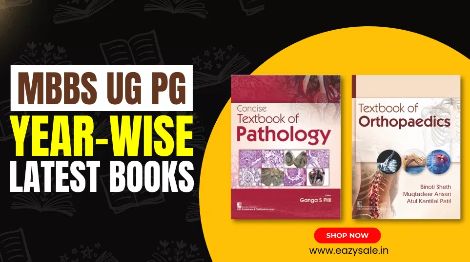 MBBS UG & PG Year wise books