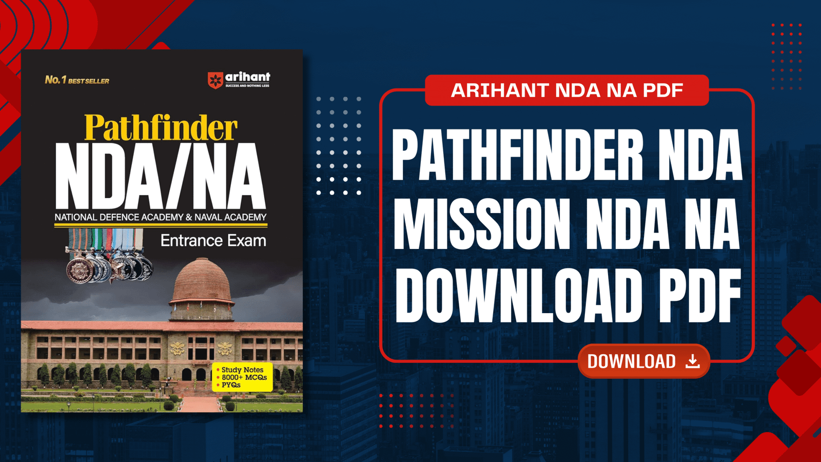 Arihant Pathfinder NDA NA PDF (2025-26) Free Download