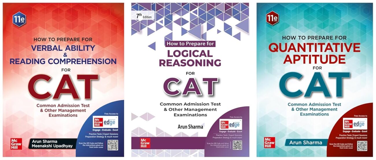 Arun Sharma CAT combo New Edition 2025-26 (Set of 3 Books)