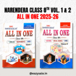 Narendera JKBOSE CLASS 8TH All in One Vol. 1 & 2 2025-26
