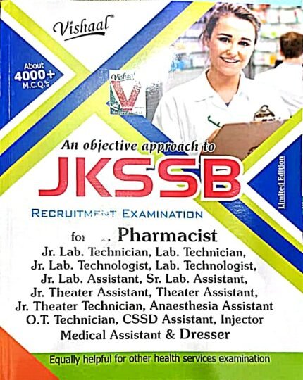 Vishaal JKSSB Junior Pharmacist Book 2025