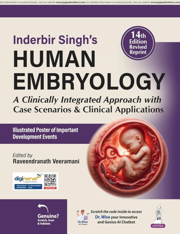 Inderbir Singh’s Human Embryology (14th Edition Revised Reprint)
