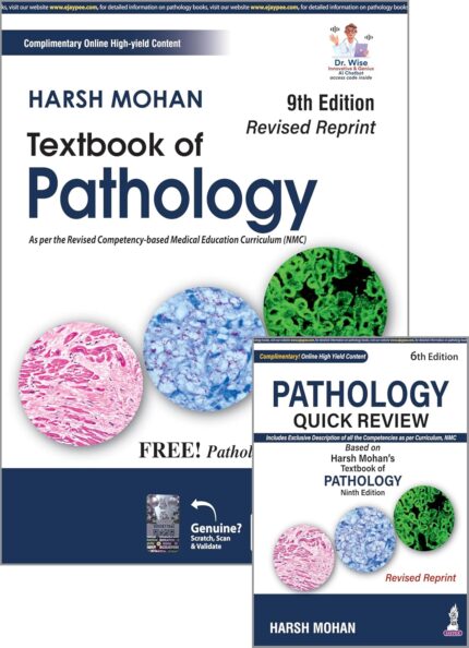 Buy Harsh Mohan Textbook of Pathology 9th Edition (Latest Revised Reprint) | FREE Pathology Quick Review